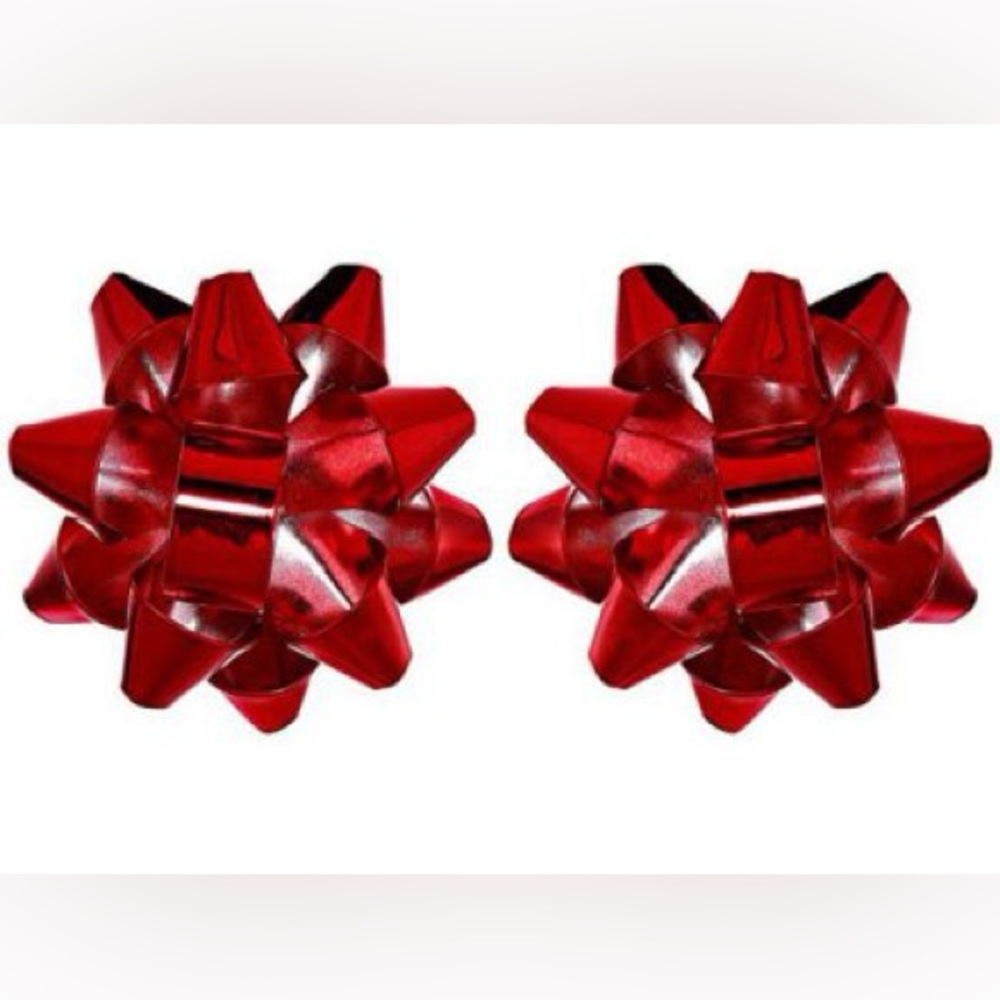 ***BRAND NEW*** Betsey Johnson Red Bow Clip On Earrings